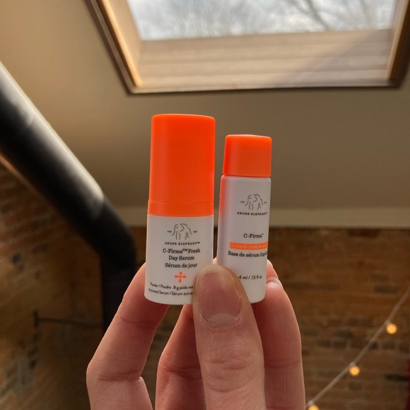 ✨DRUNK ELEPHANT✨Bundle of Minis - Bouncy Brightfacial & C-Firma Serum + Base - Picture 7 of 16